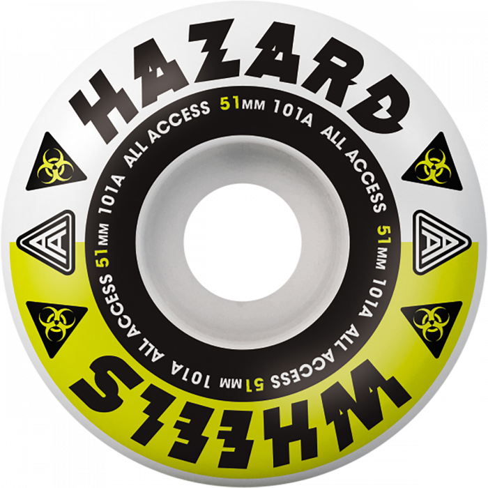 HAZARD CP RADIAL MELT 51mm WHT/YEL