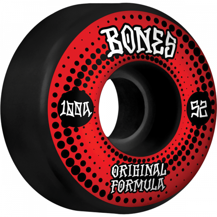 BONES 100's OG V4 ORIGINALS 52mm 100A WHITE