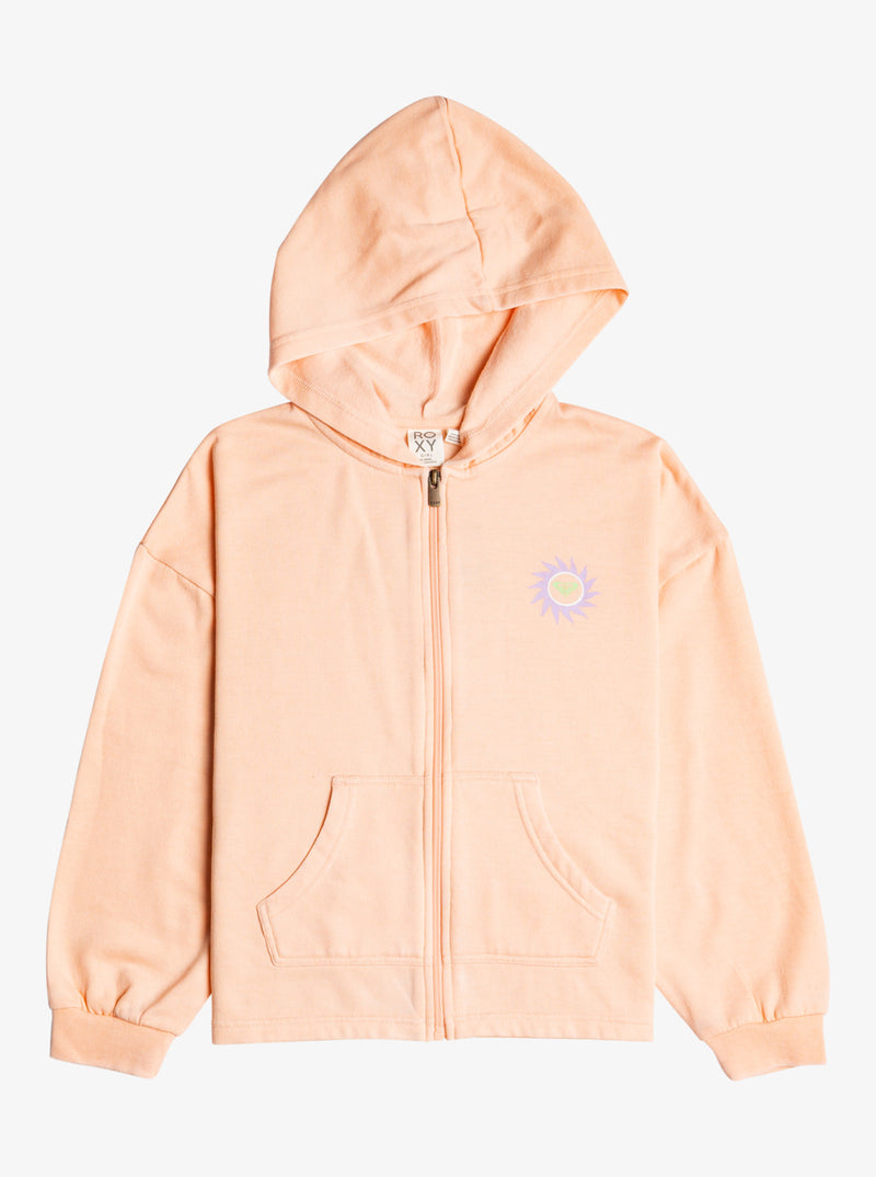 Early In The Morning B Oversized Fluid Zip Hoodie