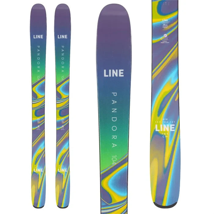 Line Skis Pandora 104 Skis - Women's 2023