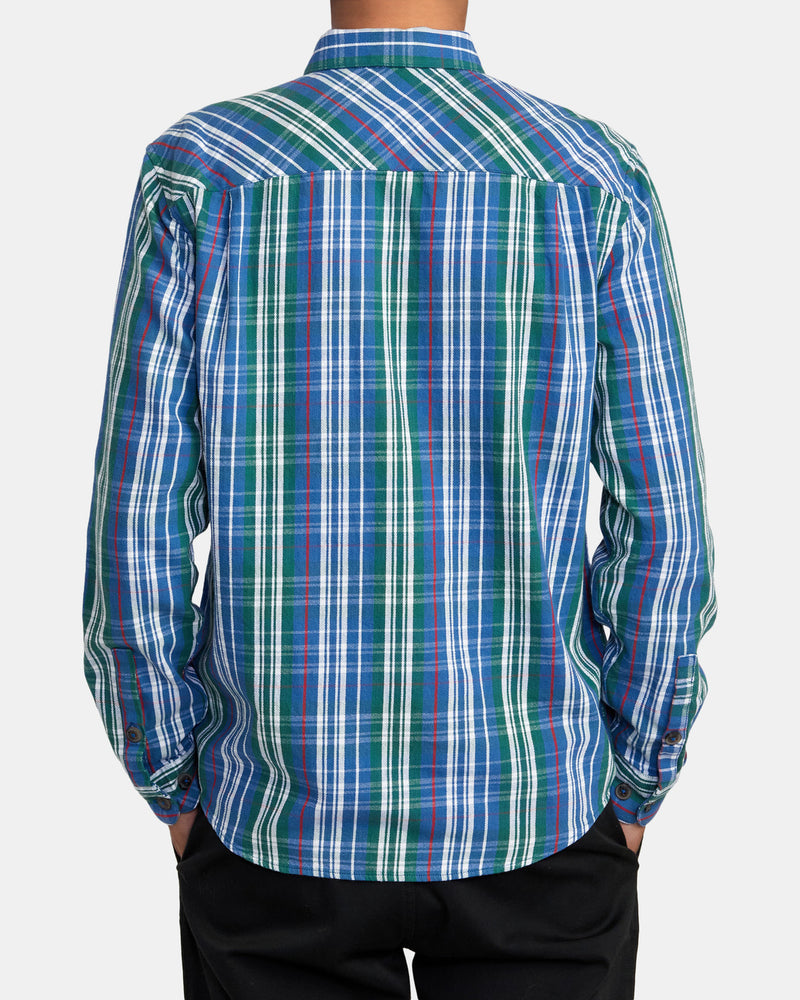 COUPLED FLANNEL LONG SLEEVE SHIRT